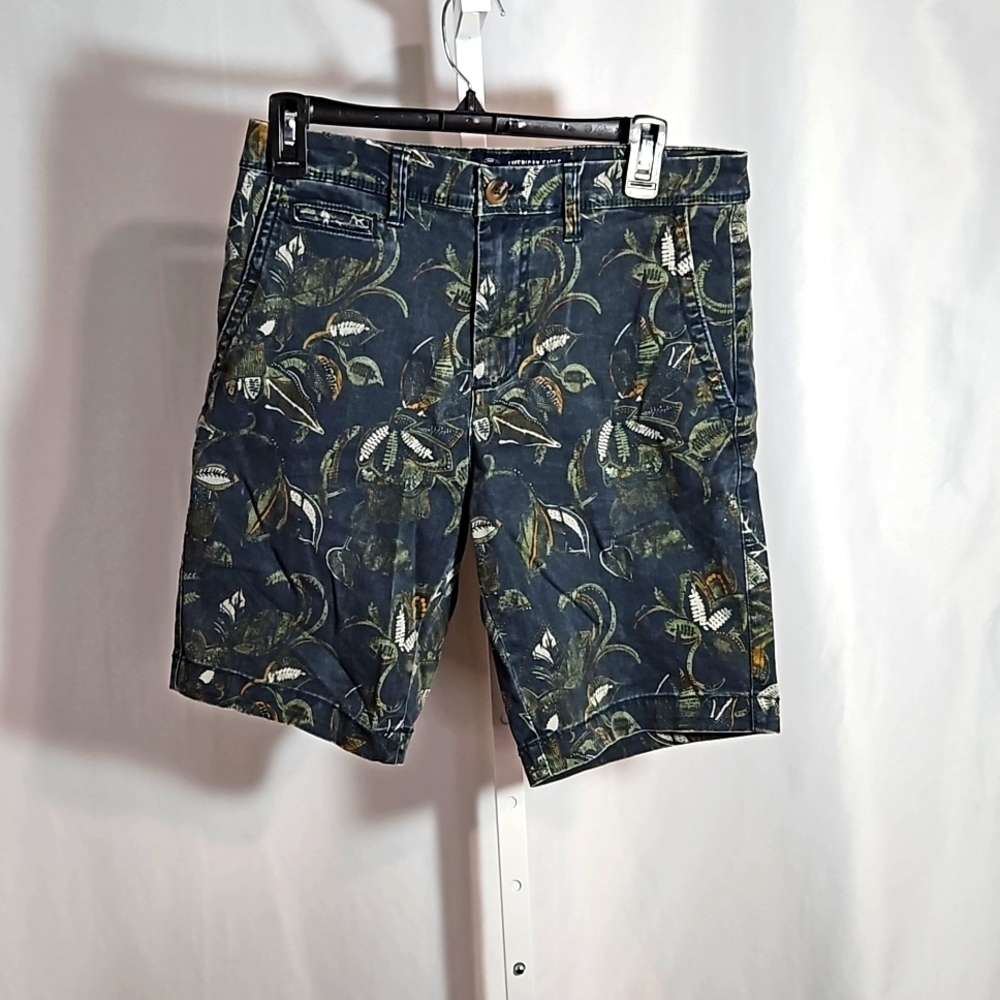 American Eagle Outfitters Men's Blue Cargo Shorts Sz 28